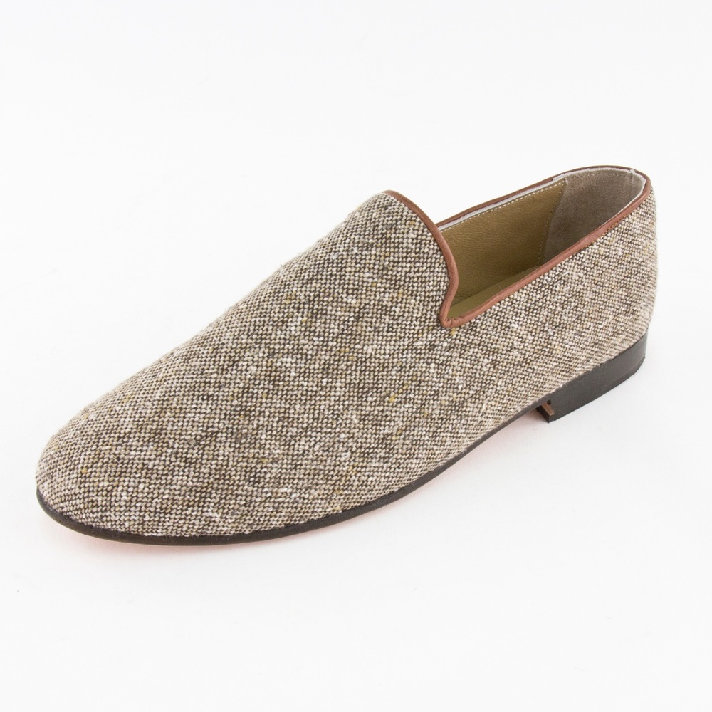 Res Ipsa Kilim Tweed Loafer Brown Herringbone